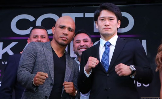 Miguel Cotto y Yoshihiro Kamegai